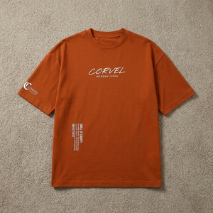 OEM <b>men's</b> <b>shirts</b> Loose Fit T <b>Shirt</b> Featuring Front Logo Artwork Sleeve Print Vertical Graphic Detail Modern Streetwear Apparel - Product Image 3