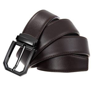 Cinturones de Cuero con Hebilla Cuadrada de Aleación, Estilo Casual, de Piel Vacuna, Alta Resistencia, con Logotipo Personalizado, Venta Directa de Fábrica - Product Image 4