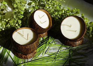 OFERTA AL POR MAYOR: VELAS ARTESANALES DE CERA DE COCO NATURAL, PRODUCTO ECOLÓGICO PARA AROMATIZAR EL HOGAR - Product Image 3