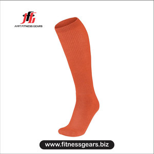 Just Fitness Gears Knee High <b>Socks</b> Solid Color Breathable Knitted for Cycling Adults - Product Image 2