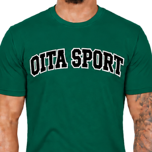 T-Shirt Aderente <span class=keywords><strong>Verde</strong></span> <span class=keywords><strong>Smeraldo</strong></span> per Uomo, Manica Corta, Collo Tondo, Stampa Personalizzata, Vestibilità Slim, Casual, in Cotone, Vendita all'Ingrosso, Streetwear - Product Image 3