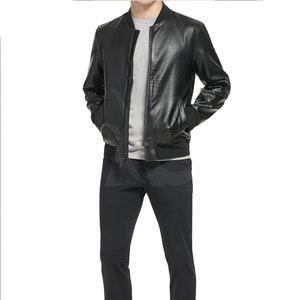 Chaqueta de cuero clásica para hombre, de invierno, con material duradero y estilo cómodo, adecuada para uso casual y urbano. - Product Image 3