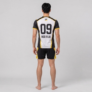 High Quality Volleyball Uniforms Resistant Printing for Team Performance with OEM ODM Athletic Jersey and <b>Shorts</b> with Fade - Product Image 5