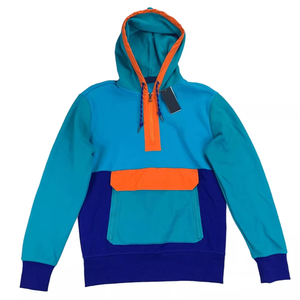 Hoodie à double capuche style urbain, coupe oversize, streetwear premium, chaud pour l'hiver, en coton, pour hommes et femmes, fournisseur - Product Image 4