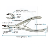 Forceps orthopédiques en acier inoxydable |   Instrument de maintien et de préhension osseux pour la chirurgie