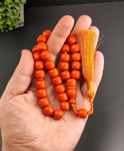 Tasbih de Resina Hecho a Mano para la Oración Musulmana, Cuentas Religiosas Tradicionales - Product Image 3