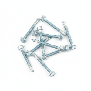 Vis autoperceuses à tête hexagonale en acier au carbone de qualité supérieure (métrique/pouce) zinguées classe 8, robustes, résistantes à la corrosion, profondes - Product Image 4