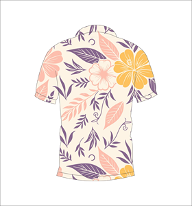 Polo personnalisé à imprimé floral tropical, manches courtes, respirant, décontracté, uniforme de golf, t-shirt pour homme - Product Image 5