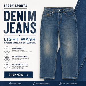 Jeans en denim bleu vintage de haute qualité pour hommes, coupe droite, décontractés, en coton, style streetwear, vente en gros, OEM - Product Image 5