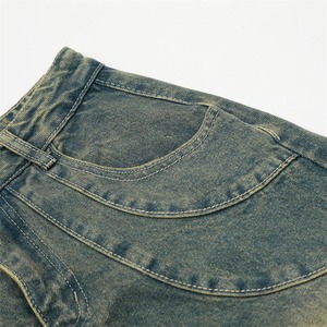 Jeans para Hombre al por Mayor, Pantalones de Moda Holgados, Jeans de Mezclilla Ajustados, Ropa Urbana para Hombre - Product Image 2