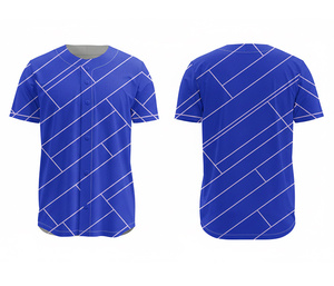 เสื้อเบสบอลแบบซับลิเมชั่นคุณภาพสูง |   ชุดเบสบอลทีมพร้อมโลโก้และหมายเลขแบบกำหนดเอง |   ฐานผ้าโพลีเอสเตอร์ที่ระบายอากาศได้ดี - Product Image 5