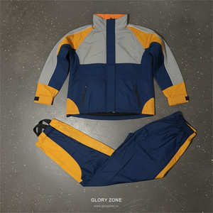 ชุดวอร์มกันน้ำไนลอนแบบมีซิป Glory Zone สำหรับผู้ชาย ขายส่ง - Product Image 2