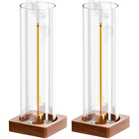 Porte-encens en teck de Malabar Aqdus Saleem avec base en laiton - Vente en gros, artisanal, écologique, durable