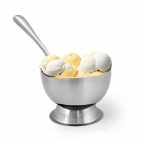 Polished Surface Stainless Steel Ice Cream <b>Bowl</b> Metal <b>Dessert</b> Serving Cup - Product Image 2