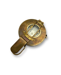 Boussole nautique en laiton et verre, artisanale de luxe, décoration de bureau, par Tajdaar Handicrafts - Product Image 2