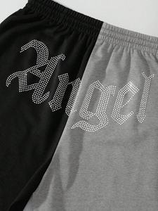 กางเกงจ็อกเกอร์ผ้าขนแกะคอตตอน100% ด้านหน้าแบนเอวสูงมีเชือกรูดซักได้สำหรับฤดูหนาวปรับแต่งได้ - Product Image 5