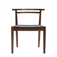Chaise Moderne 017 en Bois Massif avec Assise Rembourrée, Mobilier Professionnel