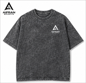 Camiseta Vintage Lavada para Hombre, Oversize, Manga Corta, Cuello Redondo, Estilo Distressed, Top Urbano - Product Image 3