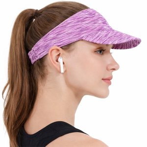 Gorras de Visera Personalizables 100% Algodón para Hombre y Mujer, Gorra de Sol con Logotipo Impreso, para Golf, Tenis, Correr, Uso en Exteriores - Product Image 3
