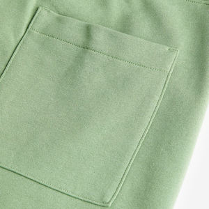 Shorts de sport décontractés pour hommes en tissu peigné, respirants, séchage rapide, grandes tailles, avec logo personnalisé et cordon de serrage - Product Image 6