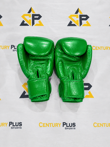 ถุงมือชกมวยรุ่น Fairtex One สีเขียวสั่งทำพิเศษ ดีไซน์สายรัดสวมใส่สบาย ทนทาน ผลิตจากหนังแท้สำหรับการฝึกซ้อม - Product Image 2