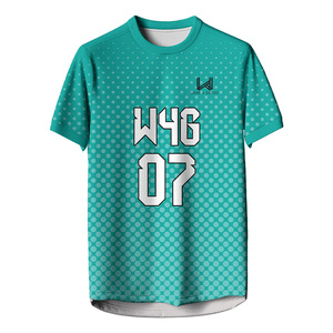 เสื้อฟุตบอลซับลิเมชั่นแบบกำหนดเองสำหรับผู้หญิง ผู้ชาย และเยาวชน แห้งเร็ว ระบายอากาศได้ดี ผ้าตาข่าย ขายส่งชุดกีฬา - Product Image 2
