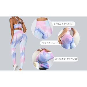 Ensemble athleisure femme asymétrique sans couture avec leggings taille haute et brassière de sport pour la gym et le yoga - Product Image 5