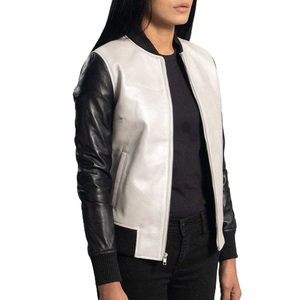 Fashionable Genuine <b>Leather</b> <b>Jacket</b> For Women OEM Wholesale Custom Design Comfortable Stylish Casual Street Wear <b>Leather</b> <b>Jacket</b> - Product Image 4