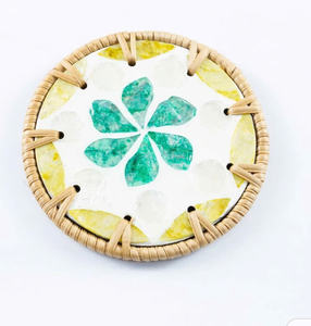 Posavasos Artesanales de Bambú y Ratán Tejidos a Mano - Juego de Utensilios de Cocina Ecológicos para Acción de Gracias - Product Image 4