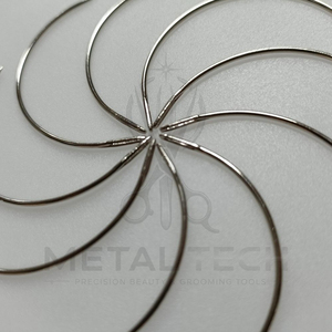 Aiguilles d'extension courbées en acier inoxydable, best-seller, aiguilles à tisser les cheveux courbées robustes, kit d'aiguilles à roue, outils de salon - Product Image 6