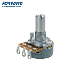 Potenciómetro Rotatorio Forward RD163, Controlador de Volumen, Resistencia 5.1-500K, Tolerancia 20%, Película de Carbono Metálica, 16mm, Moleteado - Product Image 1