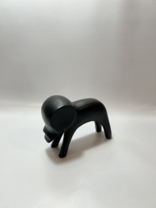 Sculpture de cheval noir moderne, figurine contemporaine, statue animale, décoration d'intérieur, art de table, objet de collection, cadeau de bureau, salon - Product Image 6