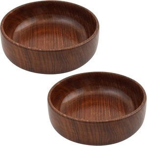 Juego de Tazones para Ensalada de Madera de Acacia Natural, Hechos a Mano, Ecológicos, Diseño Zen Asiático, Tazón para Servir en Fiestas, Vajilla para Cocina y Comedor - Product Image 1