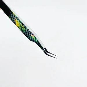 Pinzas para Pestañas de Acero Inoxidable con Logotipo Personalizado, con Agarre Nano, Antiestáticas y Duraderas para Salones de Belleza - Product Image 1