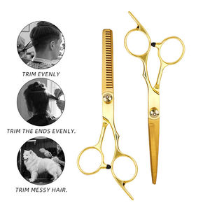 Ciseaux de coiffure 6'' en acier inoxydable JP, ensemble de ciseaux de barbier professionnels pour la coupe de cheveux, avec sac inclus - Product Image 2