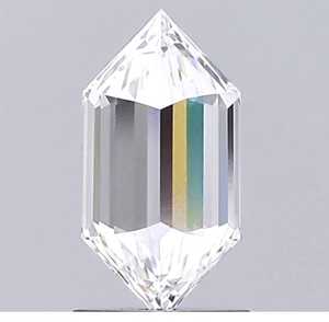 Diamante Suelto de Corte Hexagonal Cultivado en Laboratorio, Color E, Certificado IGI, VVS, Marca Diam, Origen Gujarat, para Joyería - Product Image 5