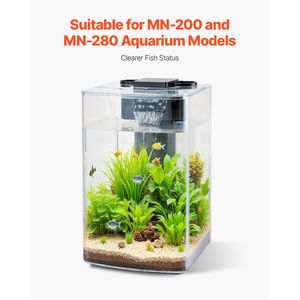 8 Pezzi di Filtri in Cotone Multistrato per Acquari da 2,5/3,5 Galloni, Cartucce di Ricambio per Acquario, Accessori per Vasche dei Pesci - Product Image 2