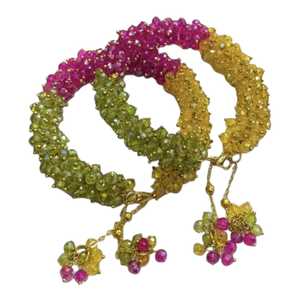 Bohemia Style Bangle Gift Jewelry Floral Beaded <b>Bracelets</b> <b>Women's</b> Gold Plated <b>Crystal</b> Rhinestone Jewelry <b>For</b> <b>Women</b> - Product Image 1
