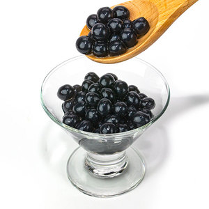 Perles de boba aux myrtilles éclatantes, billes de jus, garnitures pour pâtisseries, desserts, glaces et gaufres - Product Image 1
