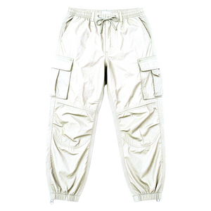 Pantalones Cargo de Paracaídas para Hombre, Ligeros, de Nailon, Rectos, Arrugados, de Corte Holgado, Estilo Urbano, Cintura Elástica, Multibolsillos, Utilitarios - Product Image 4