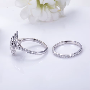 Anillo de compromiso de lujo en oferta, diseño de moda, anillo de oro sólido de 18 quilates, anillo de boda con diamante de laboratorio. - Product Image 3