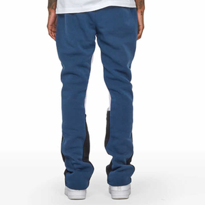 <b>Men</b> Stacked Flare Pants Breathable Structure for Comfort Activities Durable Cotton Material Windproof Eco-Friendly <b>Stretch</b> - Product Image 4