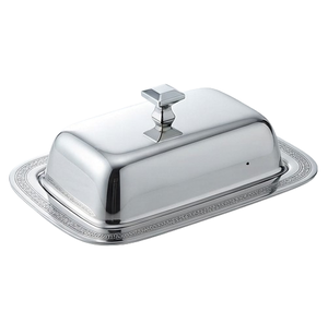 Beurrier de table en acier inoxydable poli brillant, style vintage, personnalisé, pour cuisine - Product Image 2