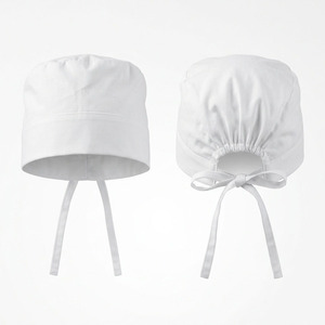 Casquette de chef en coton mélangé imperméable de qualité supérieure 180 GSM, blanche, réglable avec lien arrière, logo personnalisé, impression numérique, unisexe, pour restaurant - Product Image 1