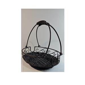 Panier à fruits en fer de haute qualité pour organiser les fruits et légumes de manière soignée et élégante, rangement et présentation pour la maison - Product Image 4