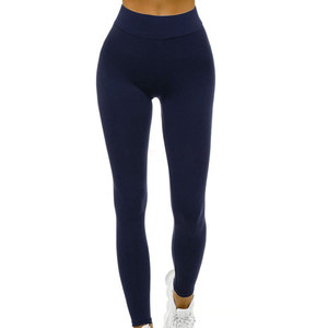 Leggings de Yoga de Talla Grande con Diseño Personalizado, Cintura Media, Patrón Sólido, Transpirables, Ecológicos, de Alta Calidad, en Oferta - Product Image 1