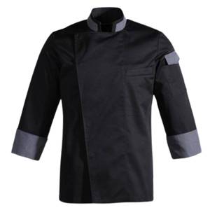 Uniforme de cuisine en coton à manches longues unisexe pour personnel de restaurant et d'hôtel, tenue de travail durable, fourni par le fabricant - Product Image 6