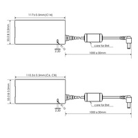 Adaptateur AC-DC 45W 18V 2.5A de type bureau IEC320 C6