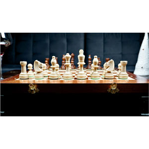 Wholesale Luxury Wooden <b>Chess</b> <b>Set</b> Folding Portable Magnetic Chessboard <b>Set</b> Professional Wood <b>Chess</b> Game Custom Logo <b>Chess</b> <b>Set</b> - Product Image 2