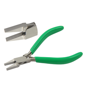125mm pince à nez plat poignées en PVC mâchoires lisses ressort pour sertissage pêche bijoux à bricoler soi-même artisanat fil outils de maintien OEM pris en charge - Product Image 1